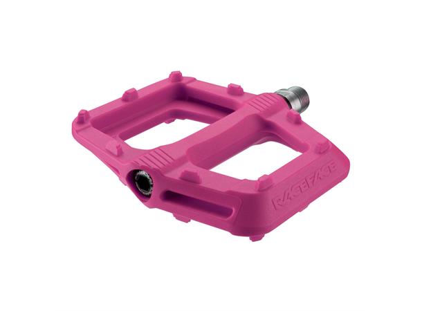 Race Face Ride Platformpedal Rosa Nylon Composite, 110x101mm,18-pins,320gr