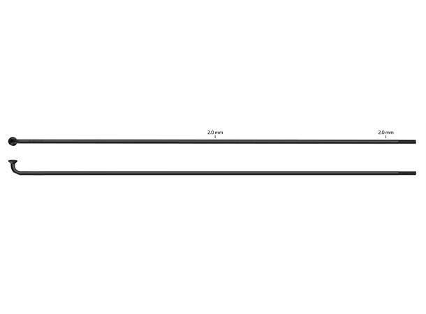 Sapim Leader 2.0 Sorte Eiker J-bend, 2.0, 100 pk 
