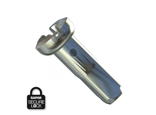Sapim Polyax Sølv Eikenipler Messing, 2 x 14mm, Secure Lock, 100pk