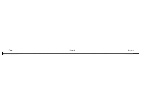 Sapim Race SP Sorte Eiker Straight Pull, 2.0/1.8/2.0, 100 pk 