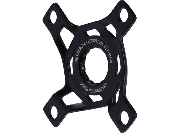 BBB Bosch E-BikeMount BCR-71E Spider Gen 3, 104-BSD, 4-arm, Single 