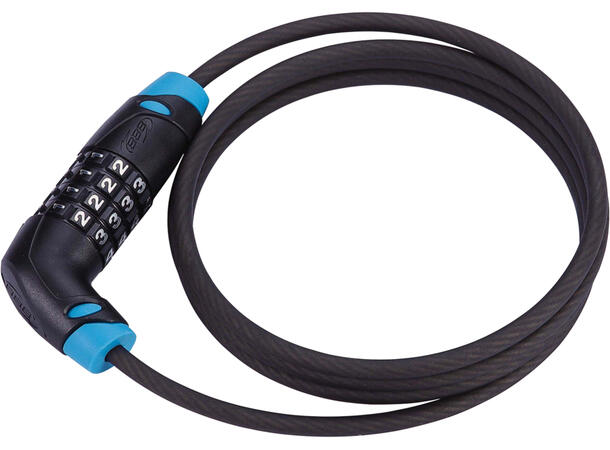 BBB Codesafe Coil BBL-35 Wirelås Kode, Sort, 10x1500mm, Level 4 
