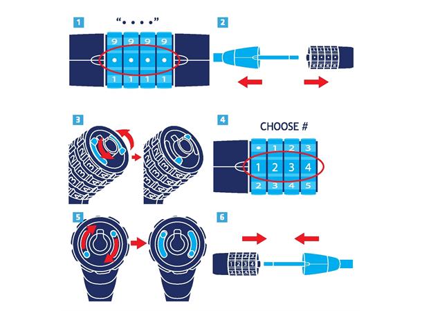 BBB Codesafe Coil BBL-35 Wirelås Kode, Sort, 10x1500mm, Level 4 