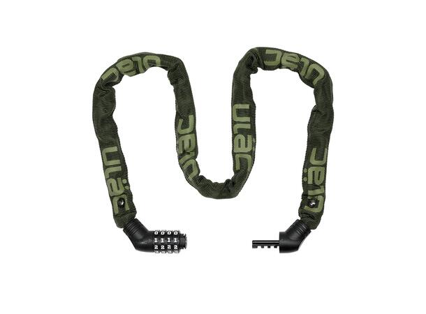 Uläc Street Fighter Kjettinglås Grønn Kode, 5mm x1000mm, 560gr, Level 5 