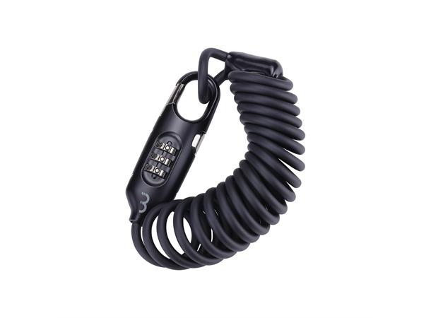 BBB CoilSafe BBL-56 Wirelås Kode, Sort, 4.8 x 1800mm 