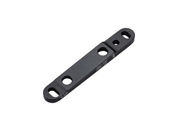 BBB PowerMount BBS-98F 160mm Adapter Flatmount(FM)140mm til (FM)160mm, Foran 