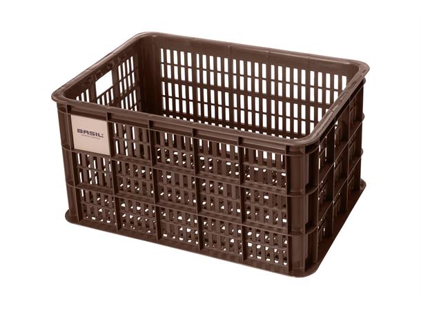 Basil Crate Large Kasse Brun, 40L, Resirkulert