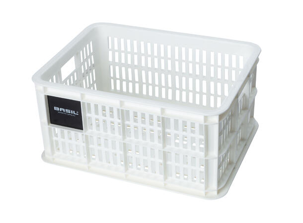 Basil Crate Small Kasse Hvit, 17.5L, Resirkulert 
