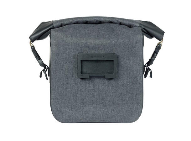 Basil Navigator Storm KF Styreveske Grå,11l,Vanntett(IPX3),ink KlickFixfeste 