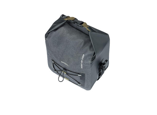 Basil Navigator Storm KF Styreveske Grå,11l,Vanntett(IPX3),ink KlickFixfeste 