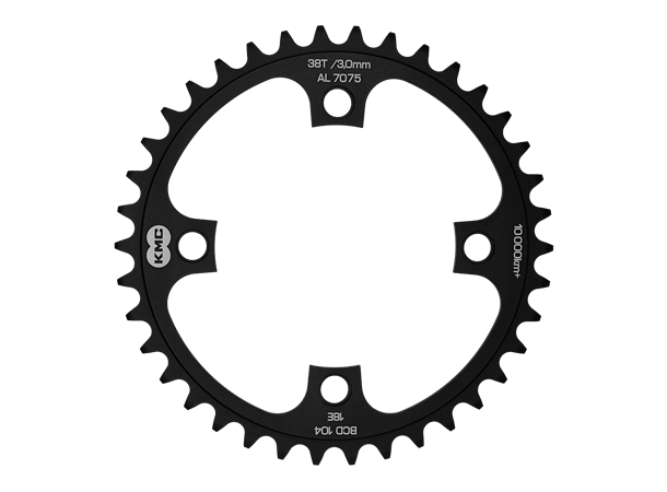 KMC Krankdrev 38T 104 BCD/4-arm, 1/8", Wide, Stål 