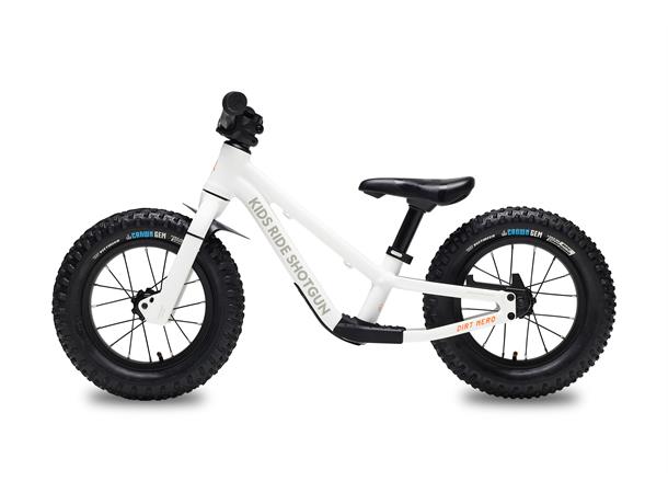 Kids Ride Shotgun DirtHero Balansesykkel MTB 12"x2.25", uten brems