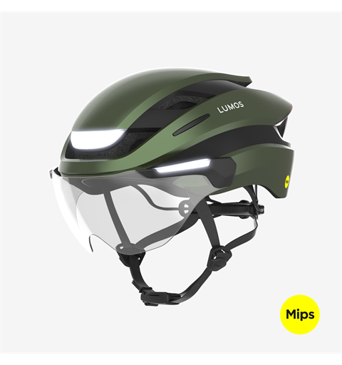 Lumos Ultra E-Bike MIPS Hjelm M/L, 132LED, Lys/Blink, 54-61cm