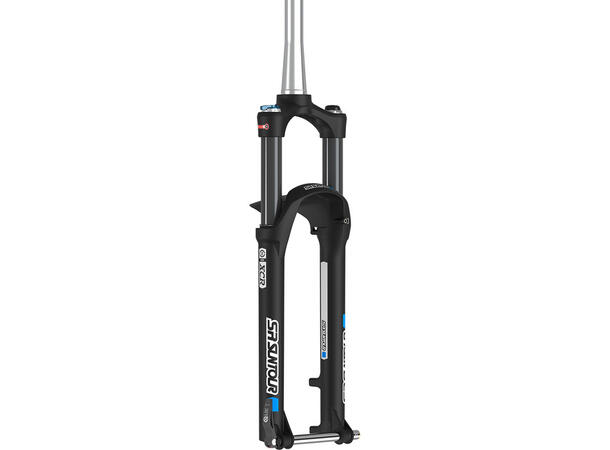 SR Suntour XCR32 LOR Boost Gaffel 100mm, Lockout, Tapered, Luft, 15x110 