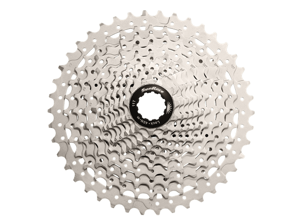 Sunrace MS8 11-Delt HG Kassett 11-42T, 465g, Sølv, Shimano HG 