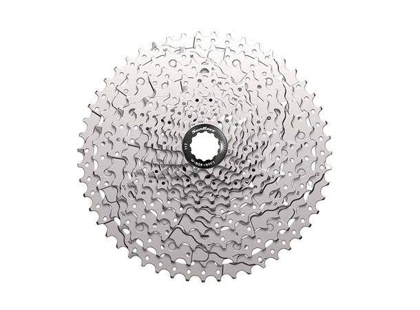 Sunrace MZ600 12-Delt HG Kassett 11-51T, 709g, Sølv, Shimano HG 