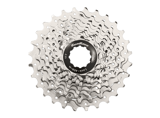 Sunrace RS0 10-Delt HG Kassett 11-28T, 250g, Sølv, Shimano HG 