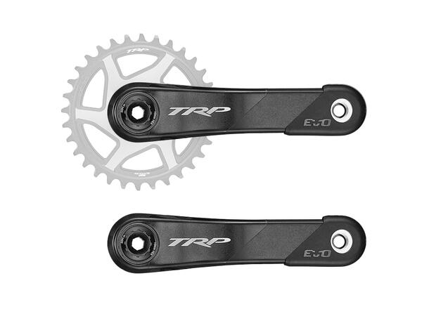 TRP EVO Carbon Krankarm 165mm 68/73mm, u/drev, M9050, karbon, 493gr 
