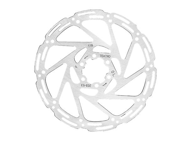 Tektro TR-53 IS  Bremseskive 203mm 1.8mm, 6-Bolt, 4-piston design 