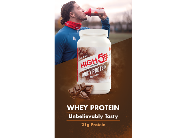 HIGH5 Whey Protein Sjokolade 700g, Pulver 