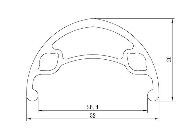 LITE Disc IS 29"/622 Sort Bakhjul LITE X felg, 9-11 Boss, 142 x12mm,1210gr 