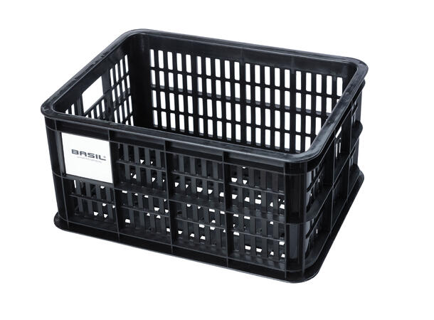 Basil Crate Large Kasse Sort, 40 liter, resirkulert 