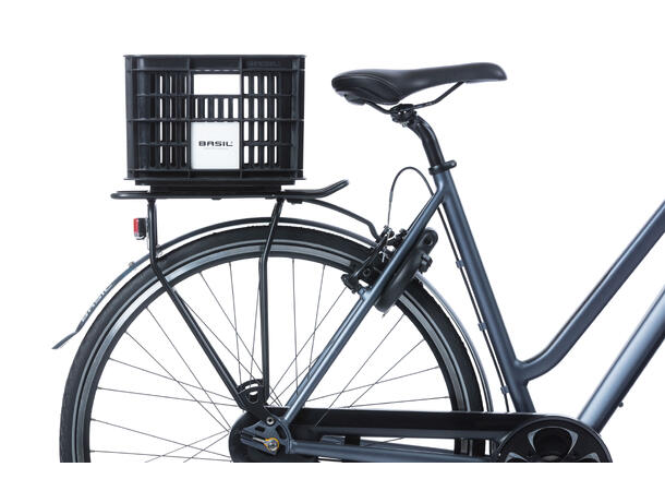 Basil Crate Large Kasse Sort, 40 liter, resirkulert 