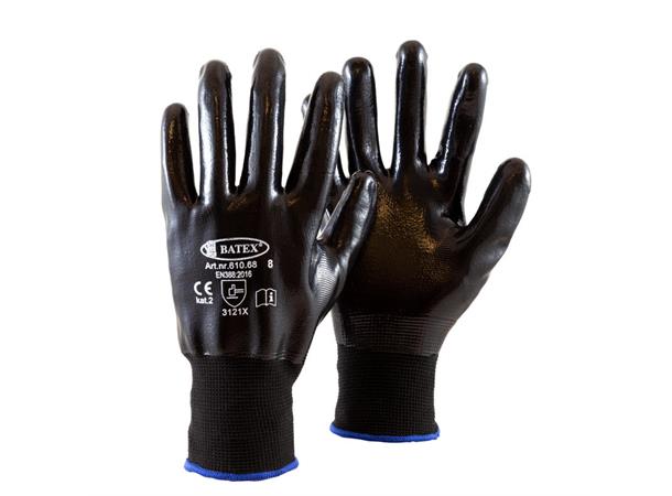 Batex Max Mec Heldyppet Mekanikerhansker Sort, Par 