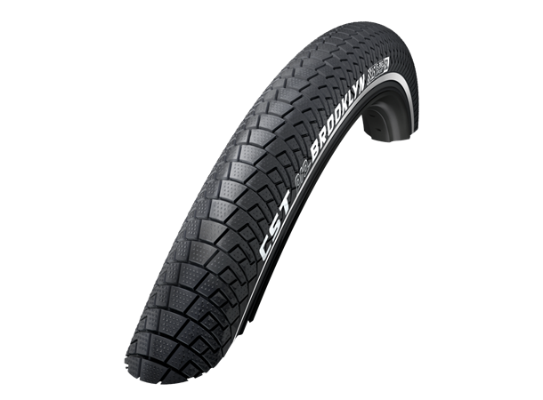 CST Pro Brooklyn E-Cargo EPS 26" dekk 26 x 2.15", E50, 55-559, 60TPI,Refleks 