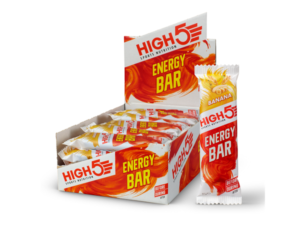 HIGH5 EnergyBar Banan 12pk, 55gr 