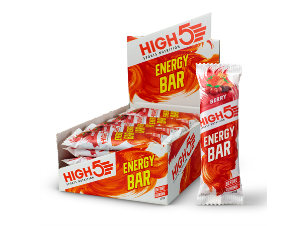 HIGH5 EnergyBar Bær 12pk, 55gr 