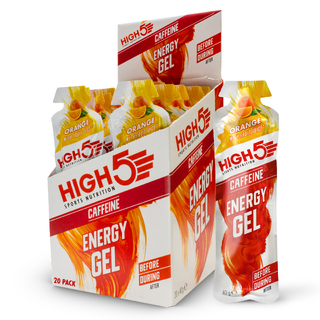 HIGH5 EnergyGel Koffein Appelsin 20pk, 40gr