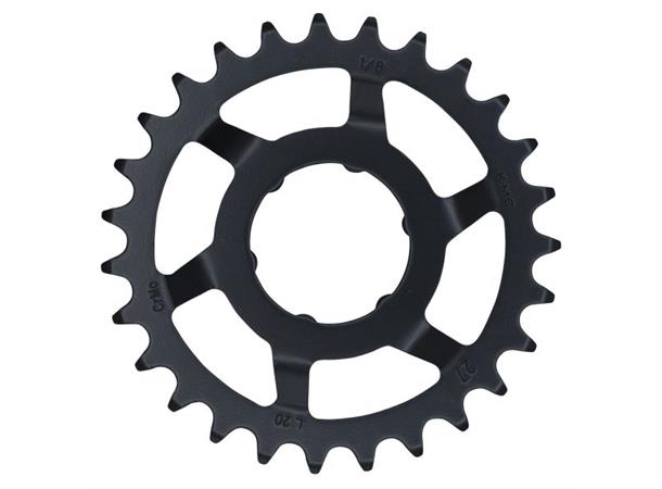 KMC Shimano Nexus 5 Kjedehjul Sort, CroMo, CS-C7000, 1/8" 