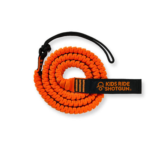 Kids Ride Shotgun MTB Tow Rope Oransje/sort, for tauing av barn/voksne