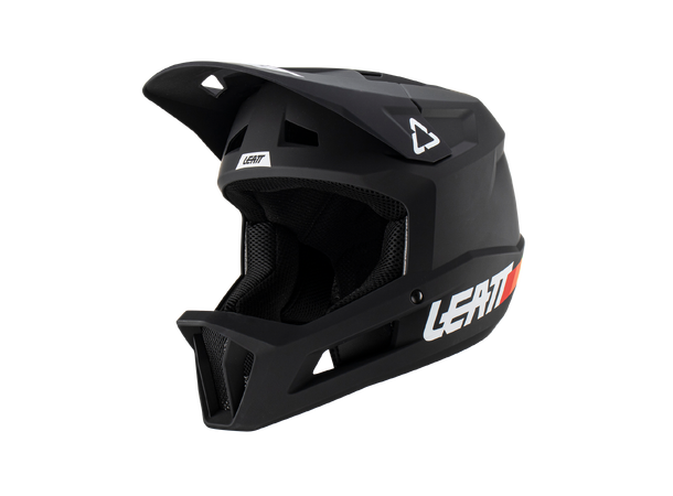 Leatt MTB Gravity 1.0 Helhjelm Sort XXL Polymer, 360-Turbine, 960g, 63-64cm 