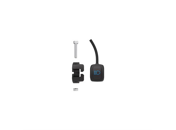 Litemove RX-E90 Frontlykt m/Refleks 90/50Lux, univ. gaffelfeste, m/bryter 