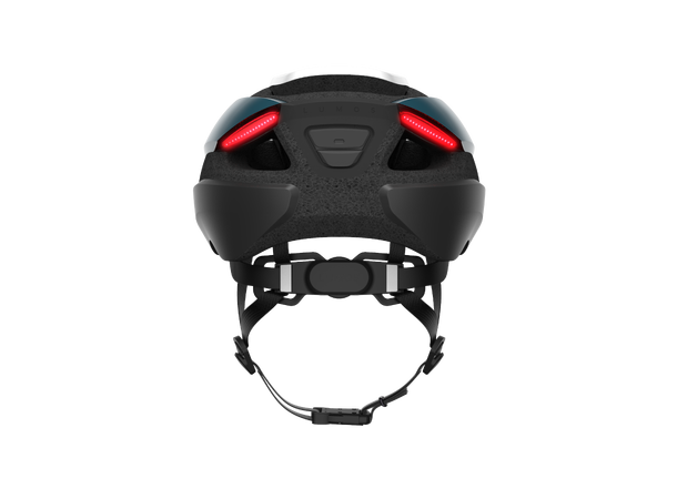 Lumos Ultra Blå/Hvit Hjelm M/L 94LED, Blink, 54-61cm 