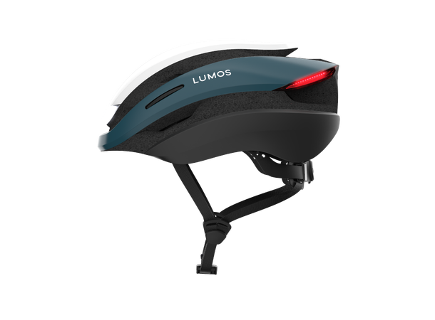 Lumos Ultra Blå/Hvit Hjelm M/L 94LED, Blink, 54-61cm 