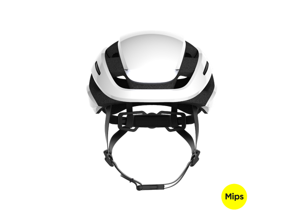 Lumos Ultra MIPS Hvit Hjelm med Lys M/L 94LED, Blink, 54-61cm 