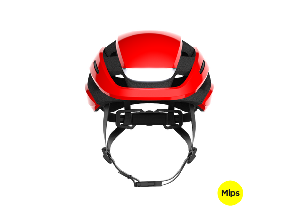 Lumos Ultra MIPS Rød Hjelm med Lys M/L 94LED, Blink, 54-61cm 