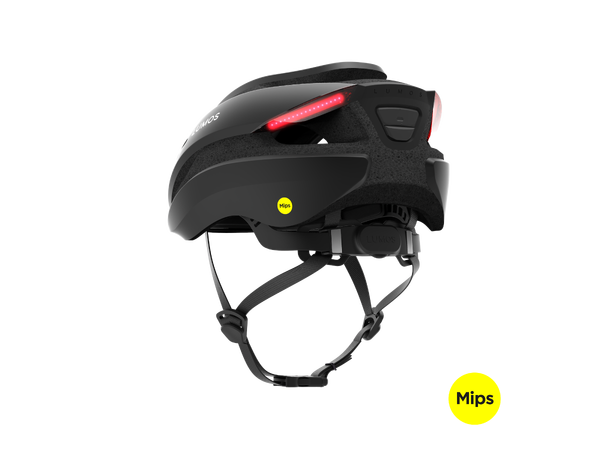 Lumos Ultra MIPS Sort Hjelm med Lys S 94LED, Blink, 51-55cm 