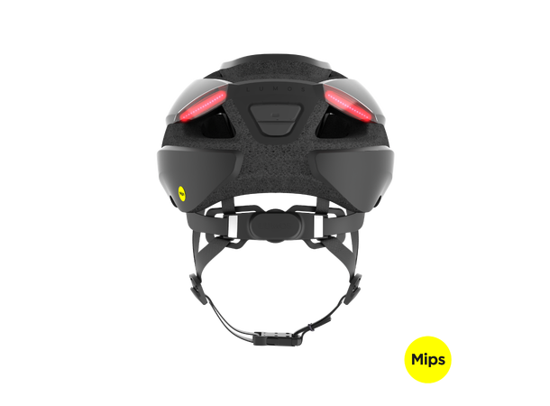 Lumos Ultra MIPS Sort Hjelm med Lys S 94LED, Blink, 51-55cm 