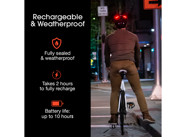 Lumos Ultra Neon Gul Hjelm M/L 94LED, Blink, 54-61cm 