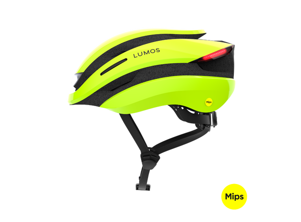 Lumos Ultra+ MIPS Neon Gul Hjelm M/L 94LED, Brems/Blink, 54-61cm 