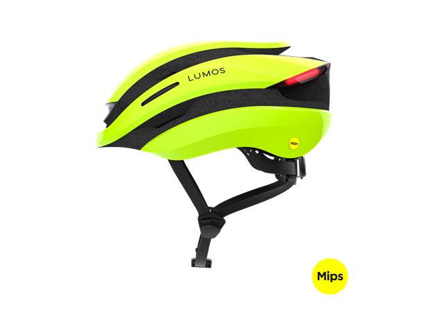 Lumos Ultra+ MIPS Neon Gul Hjelm M/L 94LED, Brems/Blink, 54-61cm