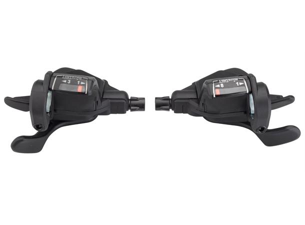 Microshift Mezzo 3x9 Girsjalter Sett 3x9-delt, m/display, Shimano komptibelt 