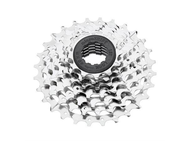 Microshift Mezzo 7-delt Kassett 12-28T, 261gr, Nikkel belagt, Shimano 