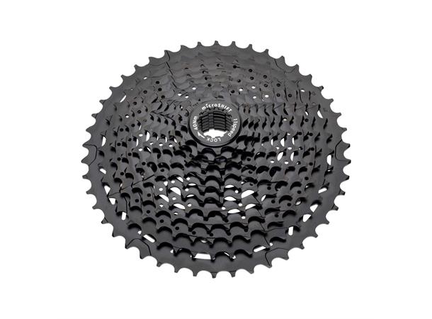 Microshift XLE 11-delt Kassett 11-46T, 686gr, Alu/Stål, Sort, Shimano 