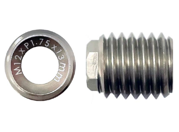 RapiLock MTB P1.75 x 13mm Gjengestykke Alu, til MTB aksling, for Trek / Canyon 