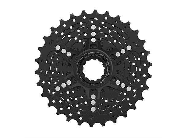 SunRace RZ800 12-Delt HG Kassett 11-36T, 367gr, Sort, Shimano HG 